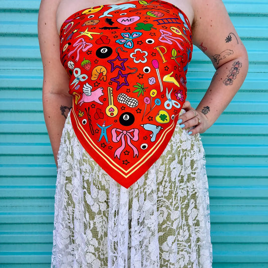 Trinket Treasures Silk Scarf