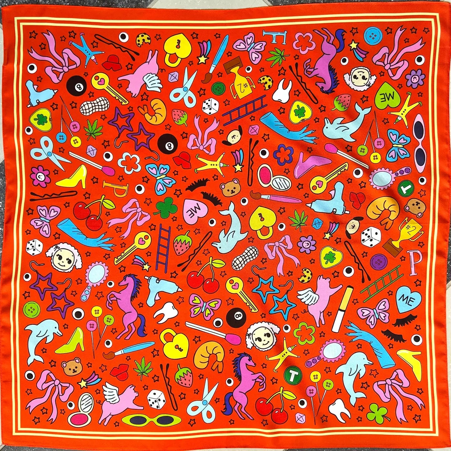 Trinket Treasures Silk Scarf