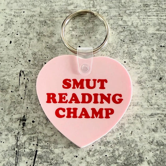 Smut Reading Champ Keychain