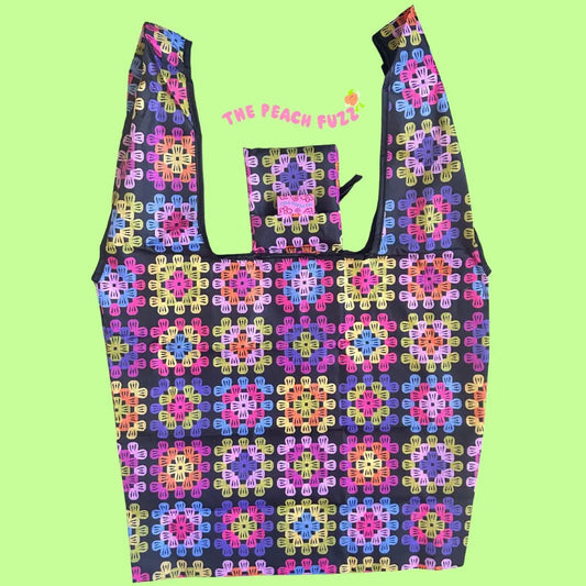 Granny Square Reusable Tote
