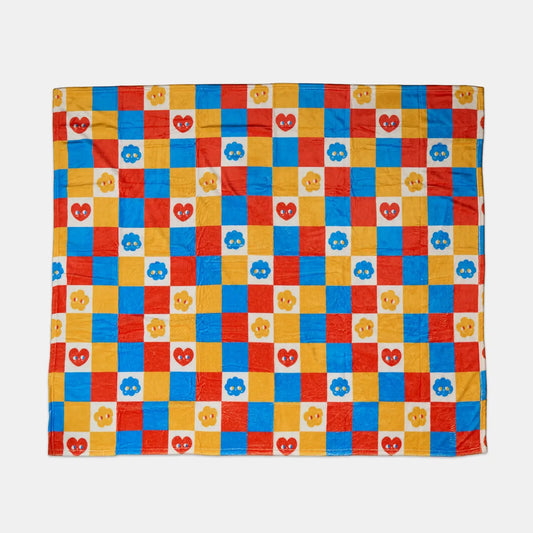 Fleece Throw Blanket By Karepango - RYB Grid