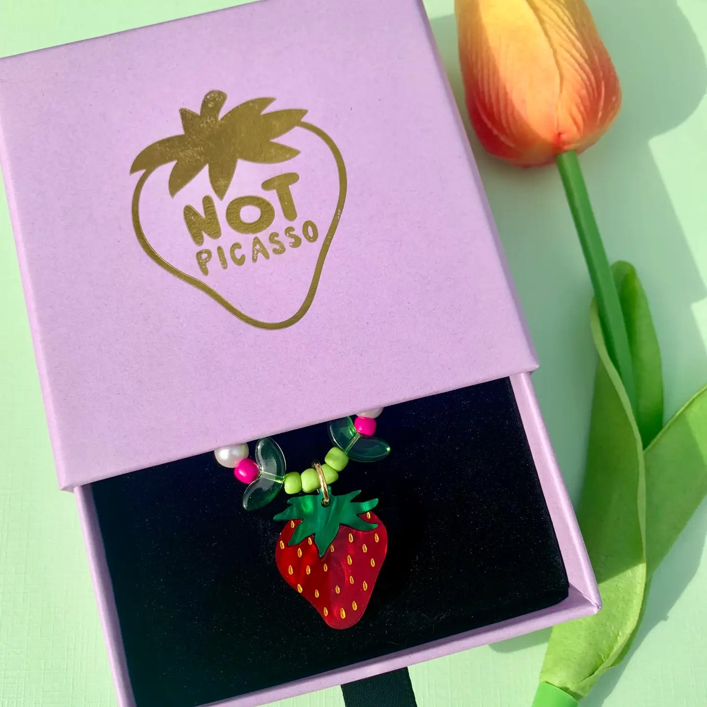 Baby Berry Beaded Necklace