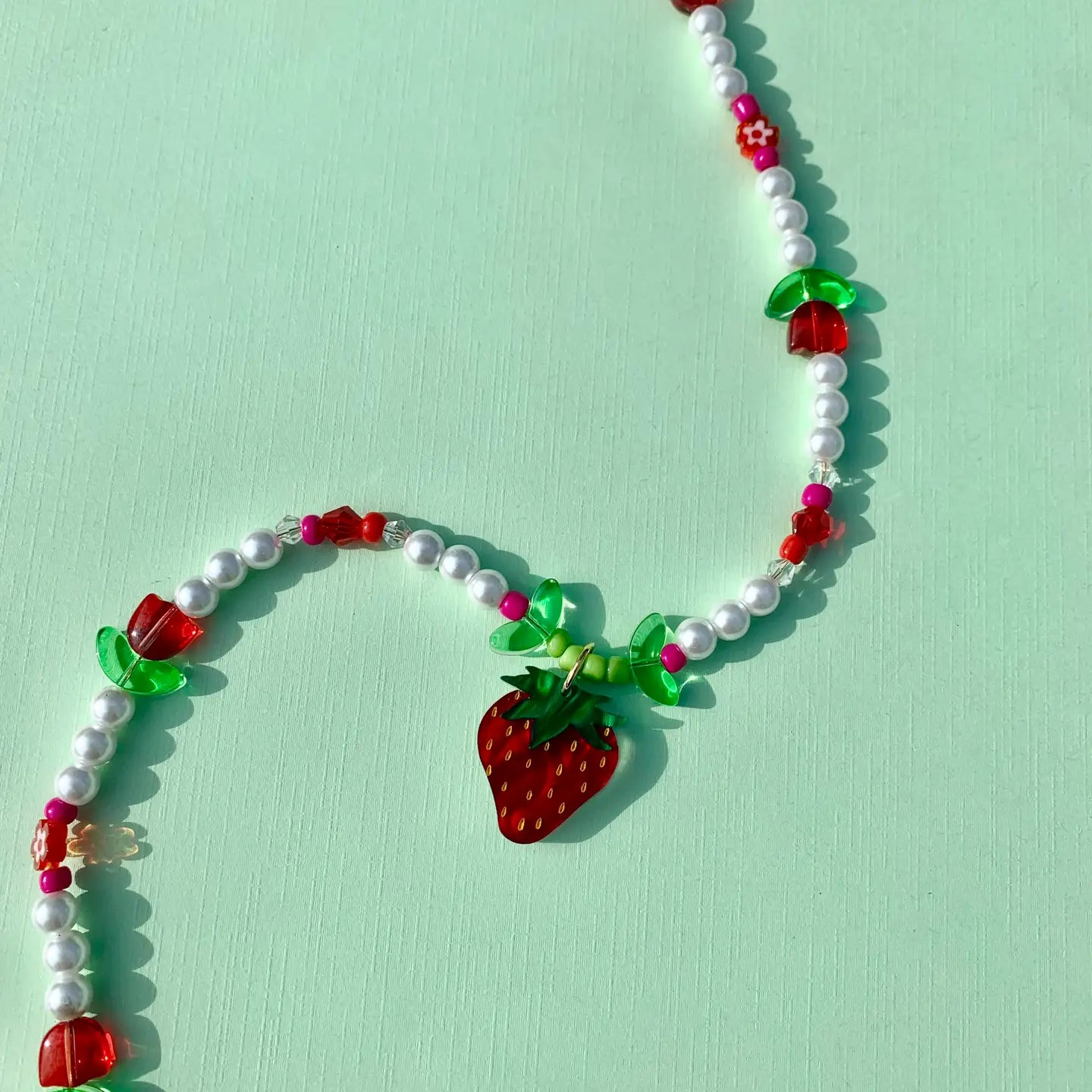 Baby Berry Beaded Necklace