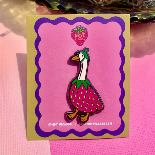 Gooseberry Enamel Pin