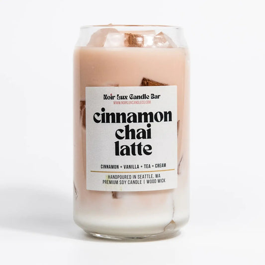 Iced Cinnamon Chai Latte Coffee Candle