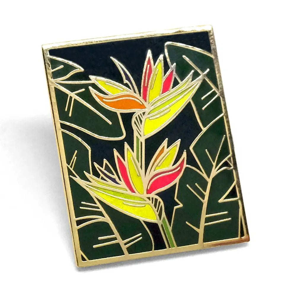 Bird of Paradise Enamel Pin
