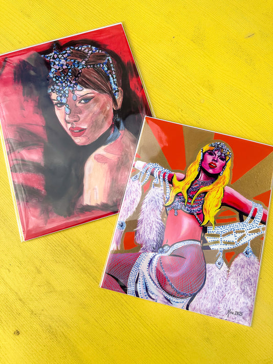 Life Of A Showgirl Taylor Print No. 1 - 9x12