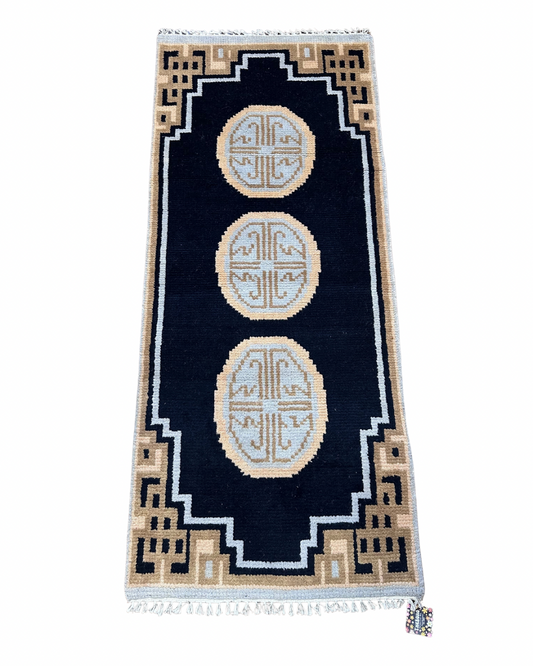 Turkish Wool Rug - 2.6FT x 6FT