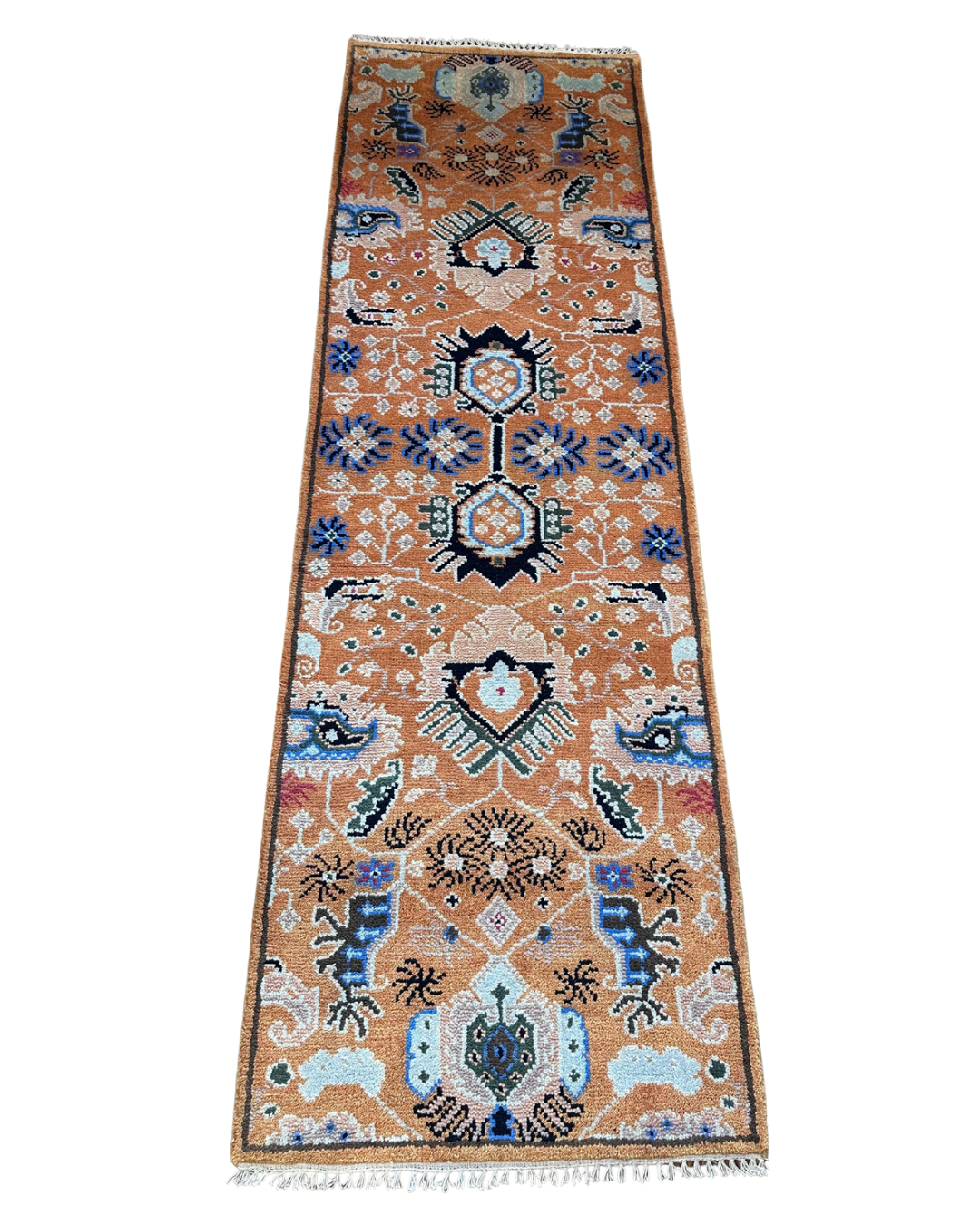 Turkish Wool Rug - 2.6FT x 8FT