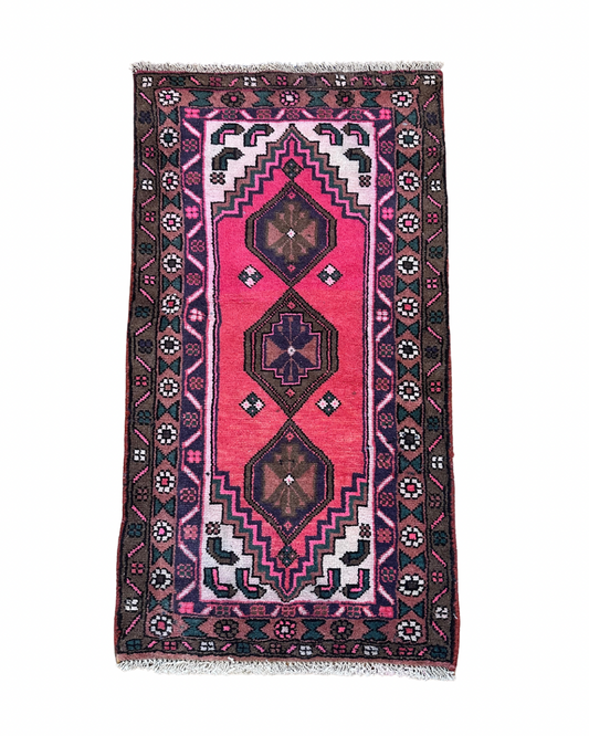Turkish Wool Rug - 2FT x 3.8FT