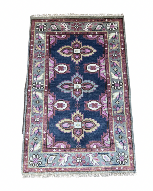 Turkish Wool Rug - 3.1FT x 5FT