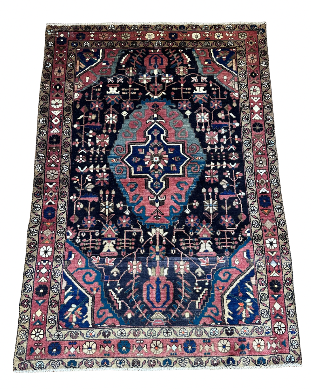 Turkish Wool Rug - 3.9FT x 5.4FT