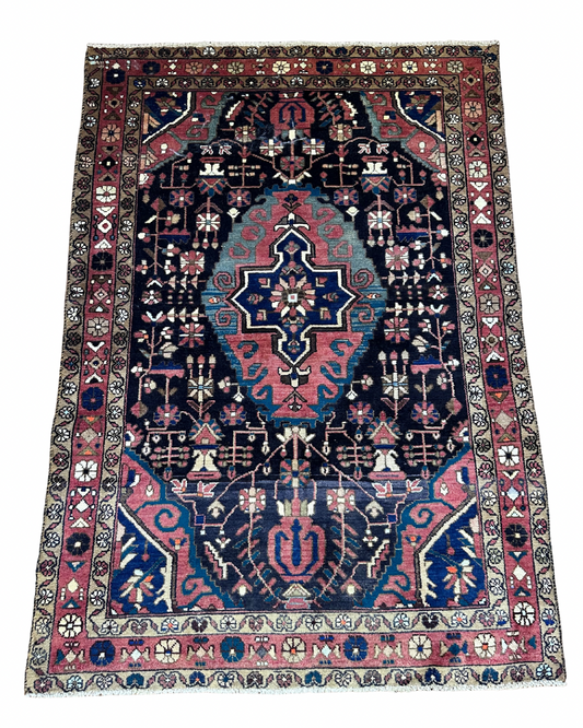 Turkish Wool Rug - 3.9FT x 5.4FT