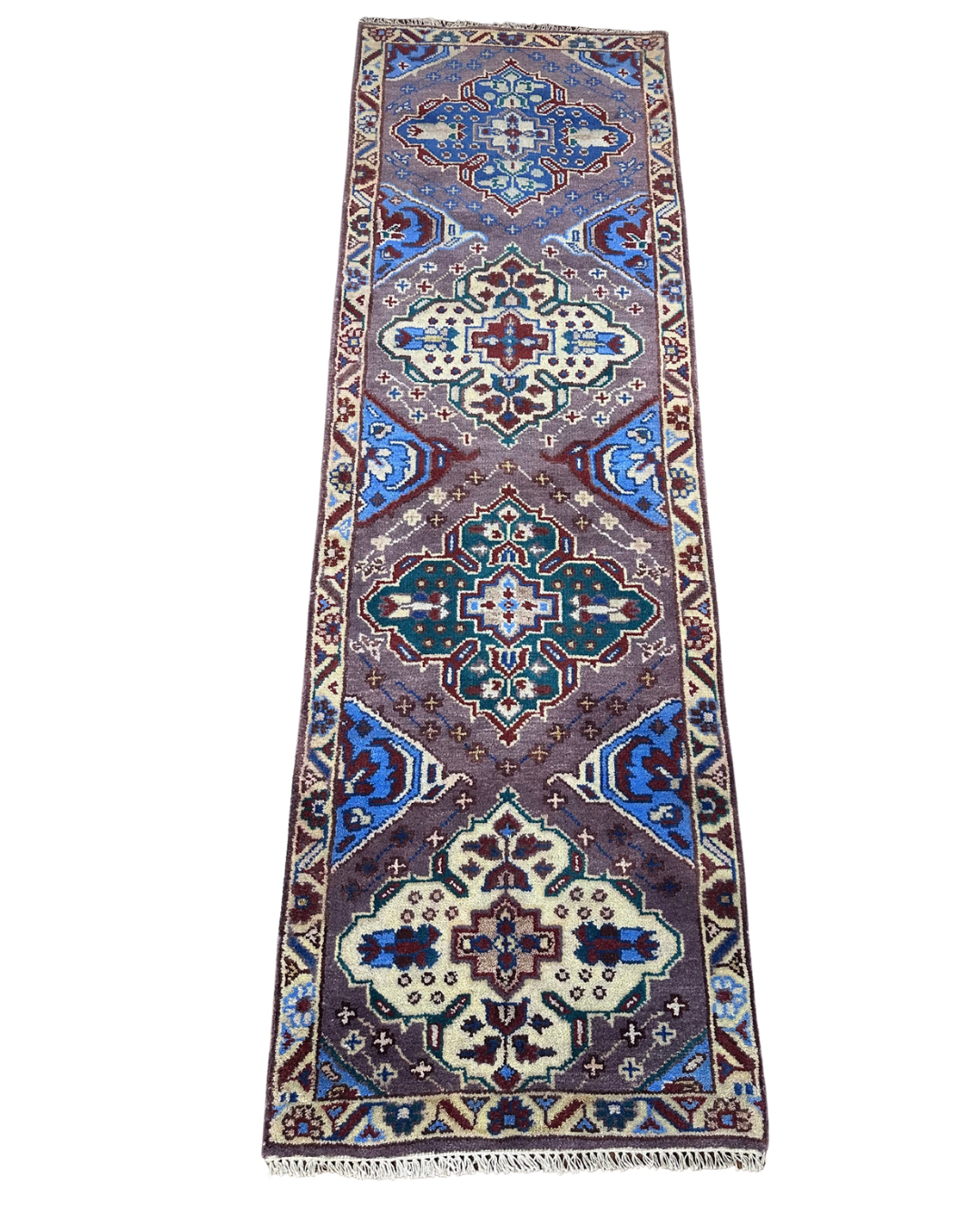 Turkish Wool Rug - 2.6FT x 8FT