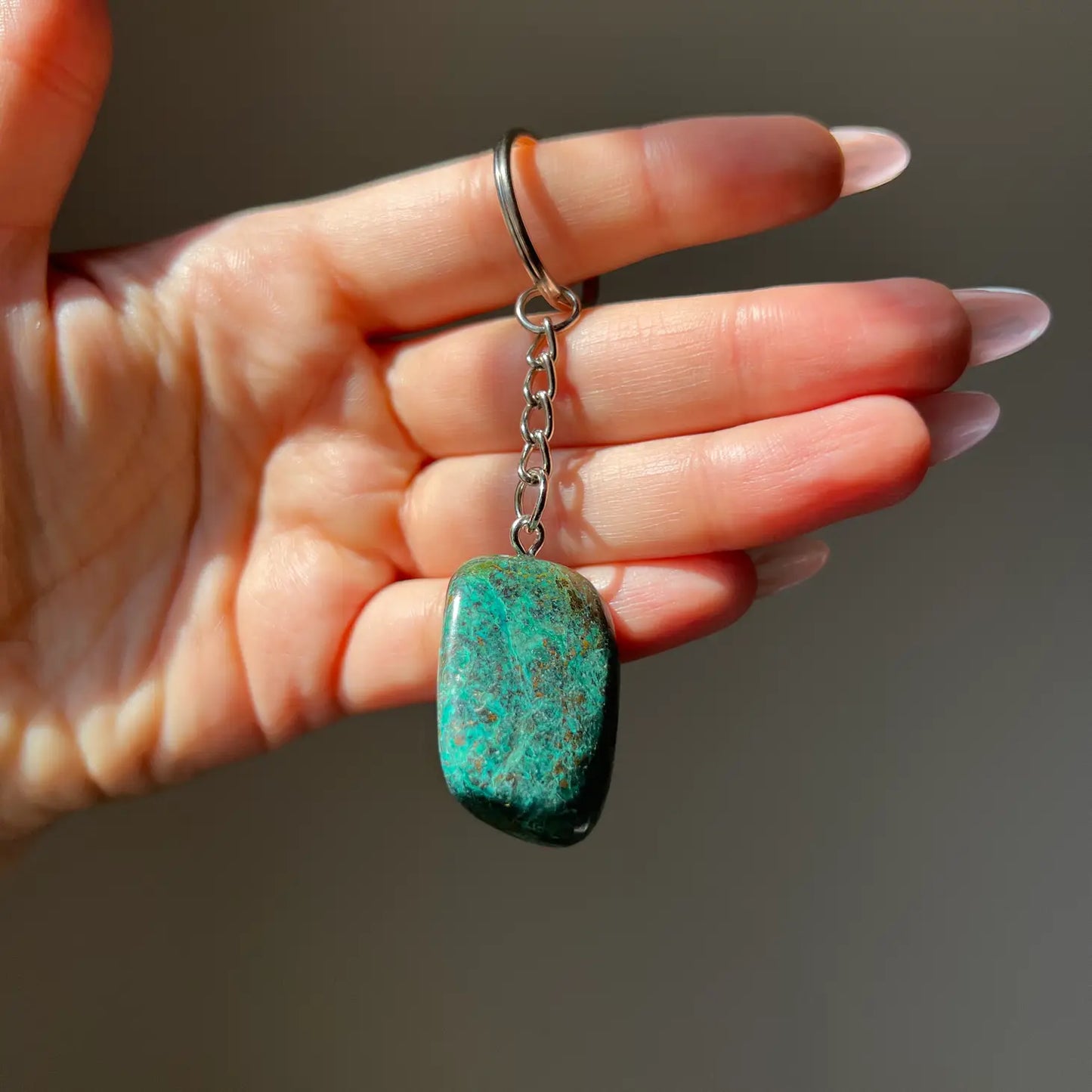 African Turquoise Keychain