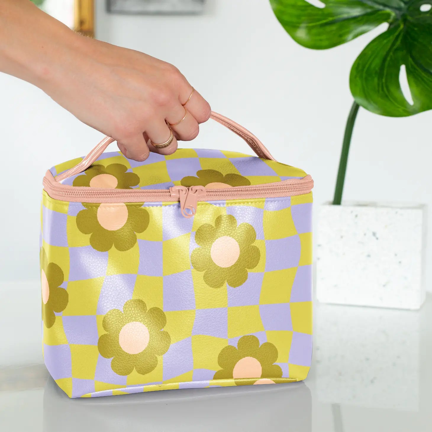 Cool Funky Daisy Soulmate Makeup Bag.