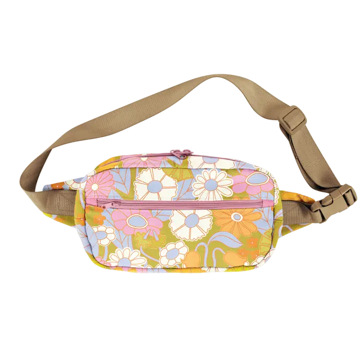 Gatherin' Flowers Hip Crossbody Bag.