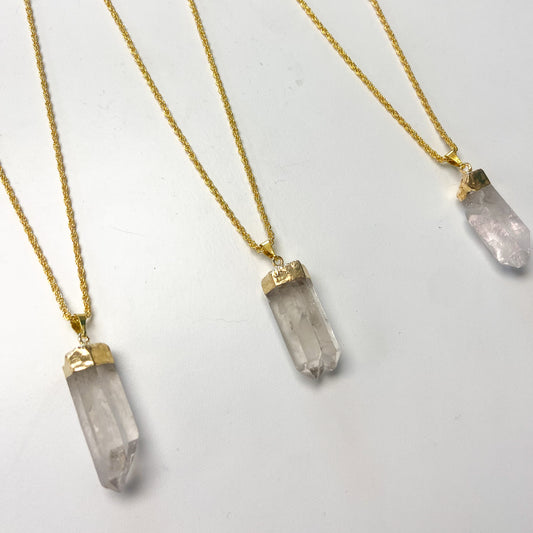 Quartz Necklace.