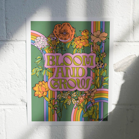 Bloom And Grow Print - 11x14