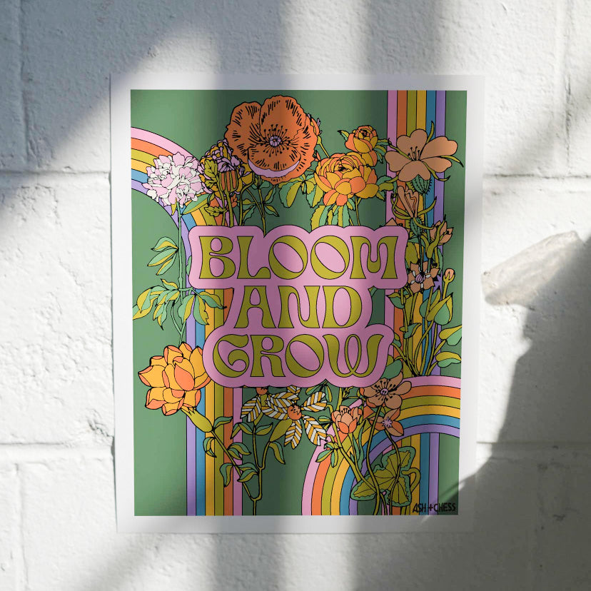 Bloom And Grow Print - 11x14.