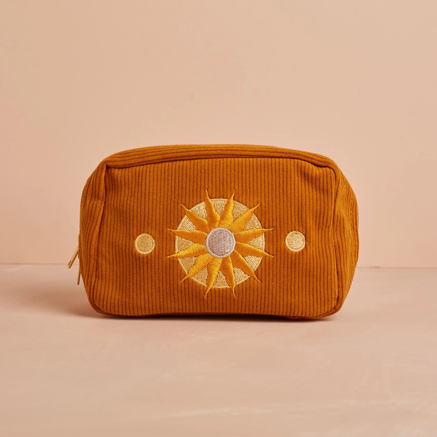 Corduroy Sunburst Makeup Bag.