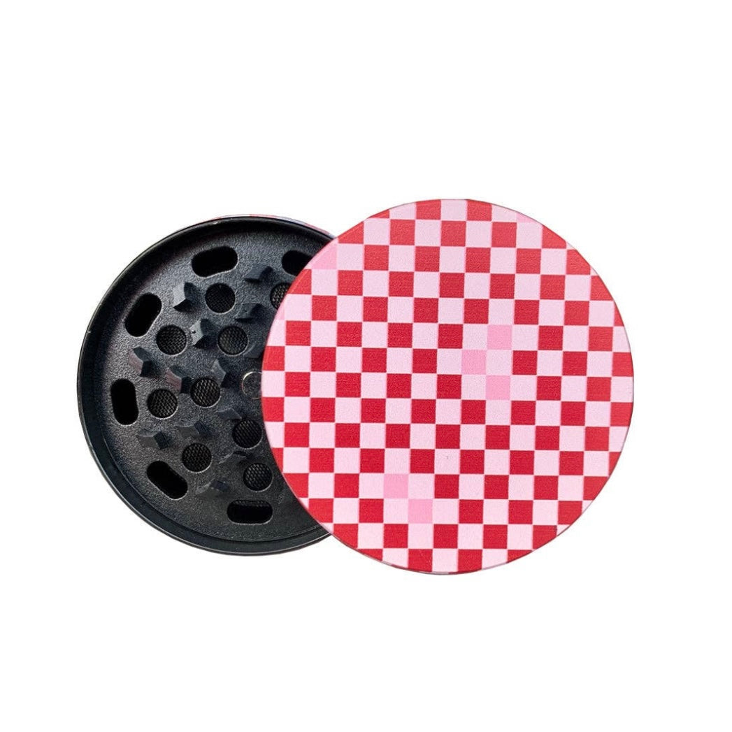 Red Checkered Grinder