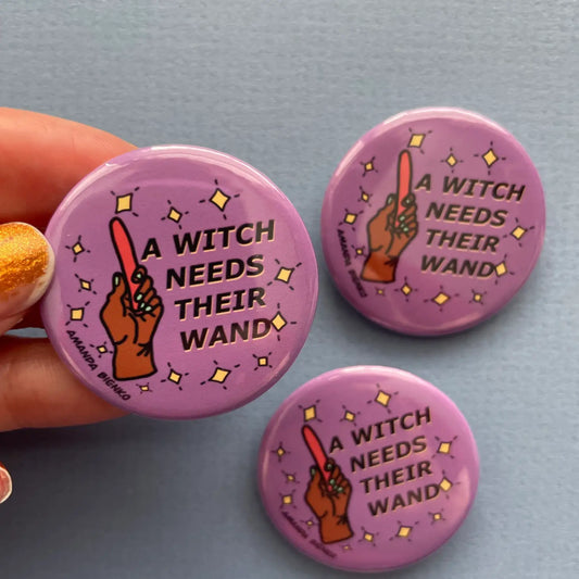 A Witch Needs Their Wand Button